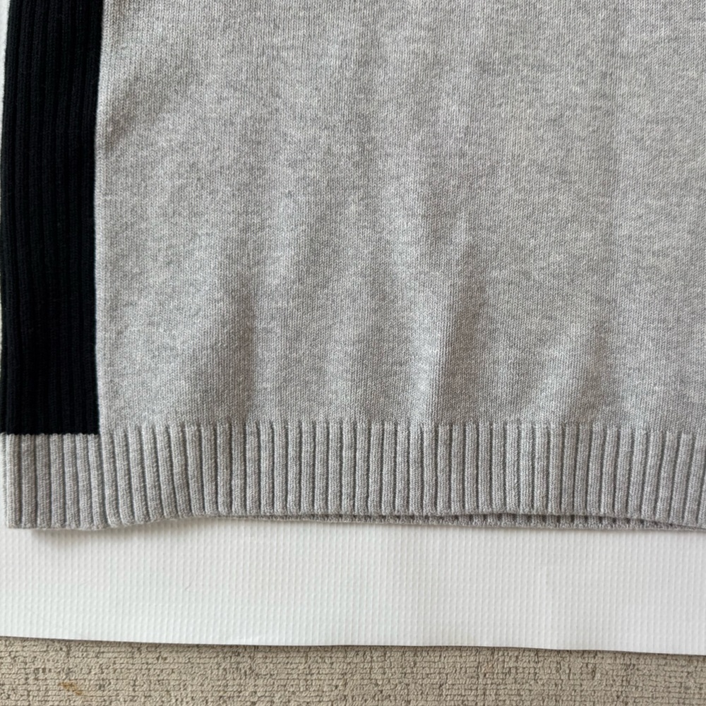 Kappa Sweater in Gray with Black Accents Raised Logo XS /S Very Stretchy - Picture 5 of 12